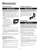 Preview for 70 page of Jenn-Air SLIDE-IN RANGE Use & Care Manual