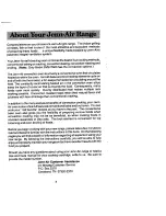 Предварительный просмотр 2 страницы Jenn-Air SVE47500 Use And Care Manual