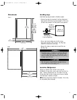 Preview for 5 page of Jenn-Air UNDER COUNTER REFREGERATOR Owner'S Manual