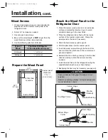 Preview for 8 page of Jenn-Air UNDER COUNTER REFREGERATOR Owner'S Manual