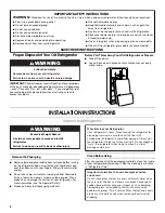 Предварительный просмотр 2 страницы Jenn-Air W10276304A User Instructions