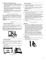 Предварительный просмотр 9 страницы Jenn-Air W10276304A User Instructions