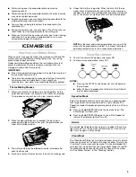 Preview for 9 page of Jenn-Air W10282142B Use & Care Manual