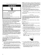 Preview for 6 page of Jenn-Air W10282143B Use & Care Manual