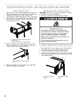 Предварительный просмотр 22 страницы Jenn-Air W10292391 Installation Instructions Manual