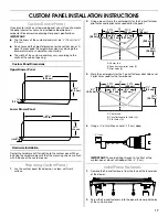 Preview for 17 page of Jenn-Air W10300219A Installation Instructions Manual