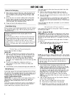 Preview for 4 page of Jenn-Air W10303988A Use And Care Manual