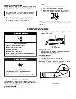 Предварительный просмотр 5 страницы Jenn-Air W10303988A Use And Care Manual