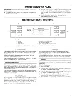 Preview for 5 page of Jenn-Air W10419852A Use & Care Manual