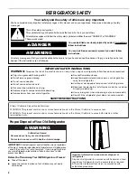 Preview for 2 page of Jenn-Air W10487492A User Instructions