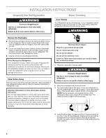 Preview for 6 page of Jenn-Air W10549542A Use & Care Manual