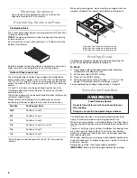 Preview for 6 page of Jenn-Air W10736617A Use & Care Manual