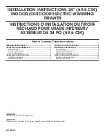 Jenn-Air W11260097A Installation Instructions Manual preview