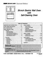 Jenn-Air W132B Use & Care Manual предпросмотр