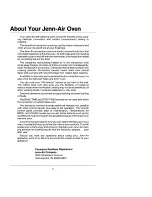 Preview for 2 page of Jenn-Air W188 Use And Care Manual