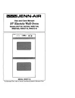 Preview for 1 page of Jenn-Air WW27110 Use And Care Manual