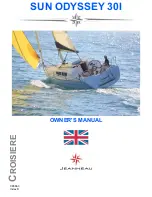 Jenneau SUN ODYSSEY 30I Owner'S Manual preview