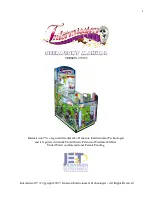 Предварительный просмотр 1 страницы Jennison Entertainment Technologies Intermission Operator'S Manual