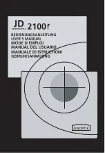 Jenoptik JD210F User Manual предпросмотр