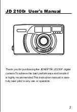 Preview for 2 page of Jenoptik JD210F User Manual