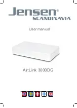 Jensen of Scandinavia Link 3000DG User Manual предпросмотр