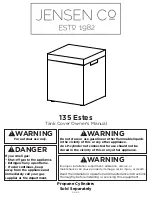 Preview for 1 page of Jensen 135 Estes Owner'S Manual