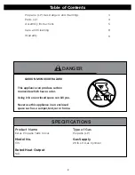 Preview for 2 page of Jensen 135 Estes Owner'S Manual