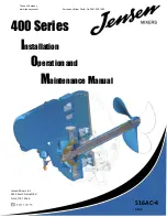 Предварительный просмотр 1 страницы Jensen 400 Installation, Operation And Maintenance Manual