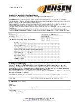 Preview for 11 page of Jensen 561301678 Operating Instructions Manual