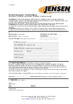 Preview for 7 page of Jensen 561305770 Operating Instructions Manual