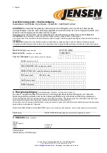 Предварительный просмотр 7 страницы Jensen A141 XL ZKX Operating Instructions Manual