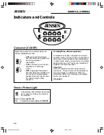 Предварительный просмотр 10 страницы Jensen A400HLX Installation And Operation Manual