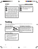 Предварительный просмотр 12 страницы Jensen A400HLX Installation And Operation Manual