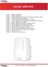 Jensen AirLink 2200 Faq preview