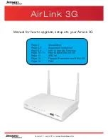 Предварительный просмотр 1 страницы Jensen AirLink 3G User Manual