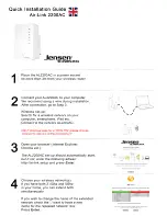 Preview for 1 page of Jensen AL2200AC Quick Installation Manual