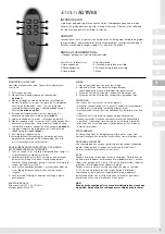 Предварительный просмотр 9 страницы Jensen AQTIVE II Assembly And Instructions For Use