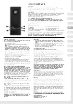 Preview for 7 page of Jensen Aqtive III Assembly And Instructions For Use