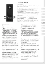 Предварительный просмотр 9 страницы Jensen Aqtive III Assembly And Instructions For Use