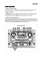 Preview for 5 page of Jensen AWM960 Owner'S Manual