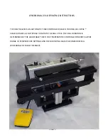 Предварительный просмотр 1 страницы Jensen BMA-331 Operating Instructions Manual