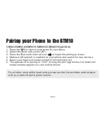 Предварительный просмотр 5 страницы Jensen BTM10 - Add-On Bluetooth Module Owner'S Manual