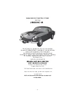 Предварительный просмотр 2 страницы Jensen C-V8 III Instruction Manual