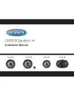 Preview for 1 page of Jensen Carbon 65 Installation Manual