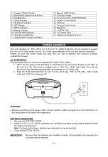 Preview for 8 page of Jensen CD-475 User Manual