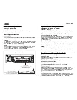 Preview for 16 page of Jensen CD3610XM Owner'S Manual