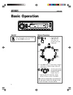 Preview for 2 page of Jensen CD510K Operation