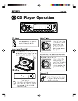 Preview for 8 page of Jensen CD510K Operation