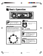 Предварительный просмотр 5 страницы Jensen CD511K Operation