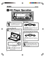 Предварительный просмотр 8 страницы Jensen CD515K Operation